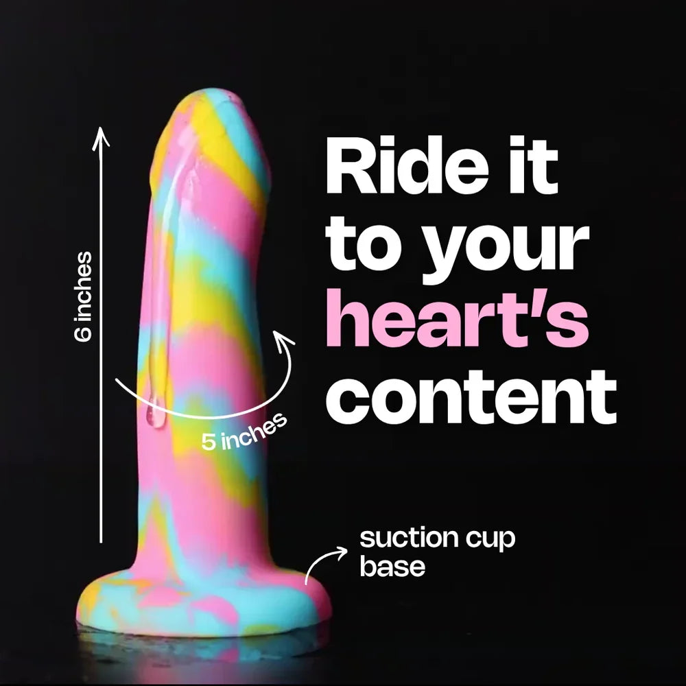 Luvora™ Dilbar dildo WITH VIBRATOR  9 IN.