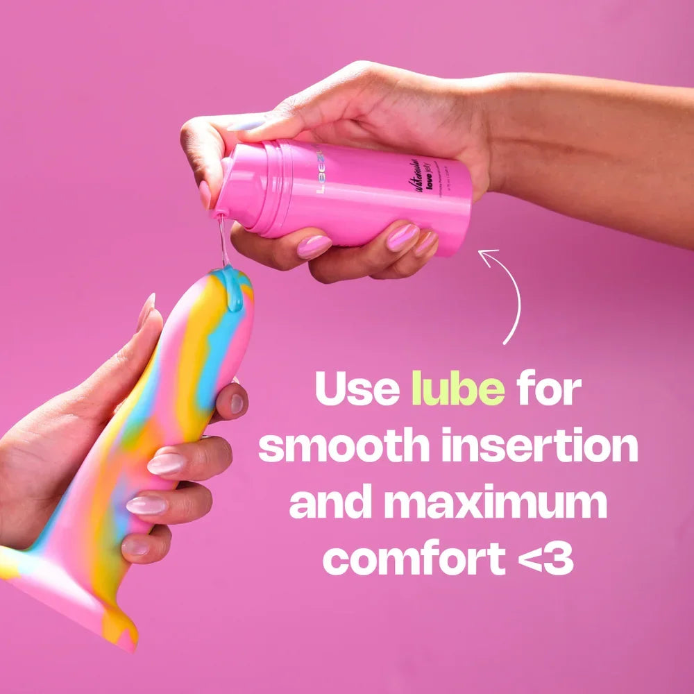 Luvora™ Dilbar dildo WITH VIBRATOR  9 IN.