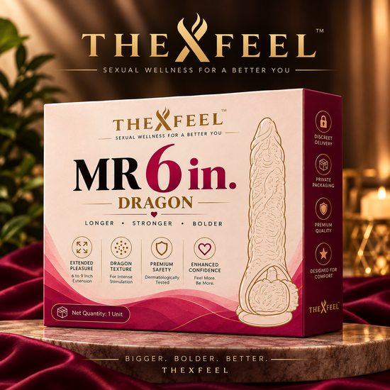 Long Lasting Textured Pleasure Condom 6 inch
