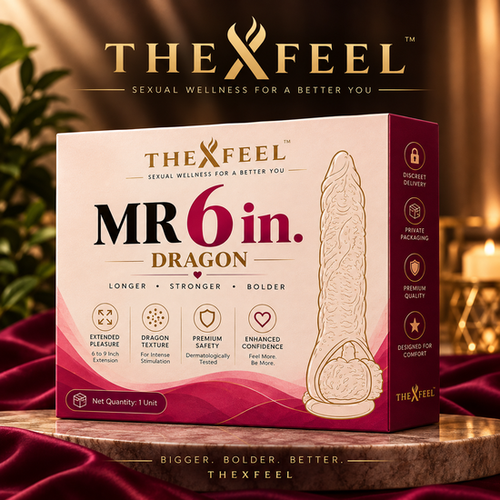 Long Lasting Textured Pleasure Condom 6 inch